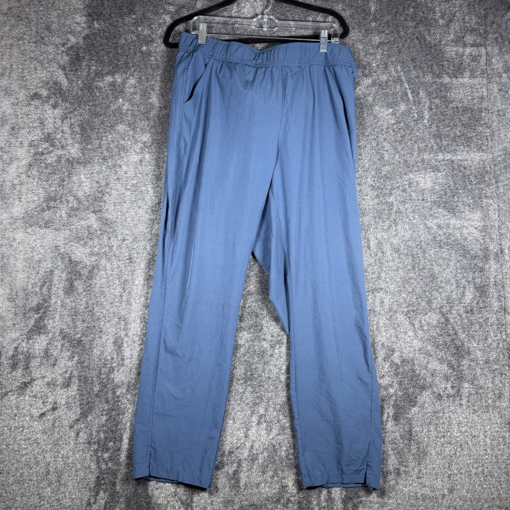 Eddie Bauer Womens XL Blue Hiking Pants Elastic Waist Performance Outdoor